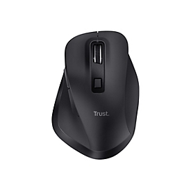 Trust Fyda - Maus - ergonomisch - 6 Tasten - kabellos - 2.4 GHz, Bluetooth 5.2 - kabelloser Empfänger (USB)