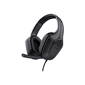 Trust GXT 415 Zirox - Headset - ohrumschließend - kabelgebunden - 3,5 mm Stecker - Schwarz