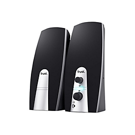 Trust - Lautsprecher - für PC - USB - 5 Watt (Gesamt) - Schwarz