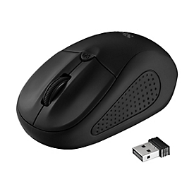 Trust Primo - Maus - rechts- und linkshändig - optisch - 4 Tasten - kabellos - 2.4 GHz - kabelloser Empfänger (USB)