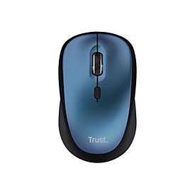 Trust Yvi+ - Maus - leise - Für Rechtshänder - optisch - 4 Tasten - kabellos - 2.4 GHz - kabelloser Empfänger (USB)