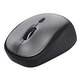 Trust Yvi Plus - Maus - leise - Für Rechtshänder - optisch - 4 Tasten - kabellos - 2.4 GHz - kabelloser Empfänger (USB)