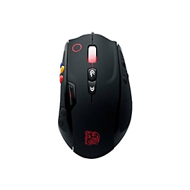 Tt eSPORTS VOLOS - Maus - Laser - 14 Tasten - kabelgebunden - USB