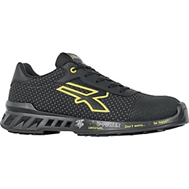 U.POWER veiligheidsschoenen MATT, maat 44, zwart/geel, S3 CI SRC ESD, PUTEK® ster, aluminium veiligheidsneus