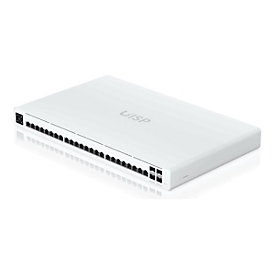 Ubiquiti UISP Professional - Switch - managed - 16 x 10/100/1000 (PoE) + 4 x 1 Gigabit / 10 Gigabit SFP+ + 8 x 10/100/1000 - Desktop - PoE