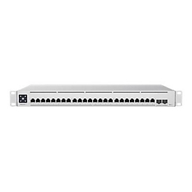 Ubiquiti UniFi Enterprise XG 24 - Switch - L3 - managed - 24 x 100/1000/2.5G/5G/10GBase-T + 2 x 25 Gigabit SFP28 (Uplink) - an Rack montierbar