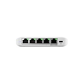 Ubiquiti UniFi Switch Flex Mini 2.5G - Switch - L2+ - managed - 4 x 2.5GBase-T + 1 x 2.5GBase-T (PoE) - Desktop