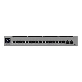 Ubiquiti UniFi Switch Pro Max 16 - Switch - L3 - managed - 12 x 10/100/1000 + 4 x 2.5GBase-T + 2 x 10 Gigabit Ethernet - Desktop, an Rack montierbar, wandmontierbar