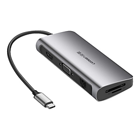 Ugreen - Dockingstation - USB-C - VGA, HDMI - 1GbE