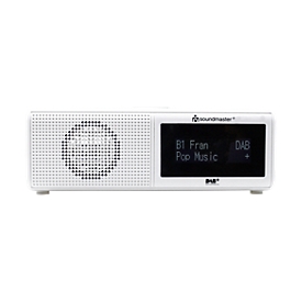 Uhrenradio Soundmaster UR8350WE, DAB+/UKW-RDS, m. Weck-/Einschlaf-Funktion, USB-Wiedergabe, weiß