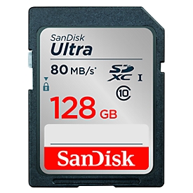 Ultra SDXC SanDisk, SDSDU-128G-U46, 128 Go