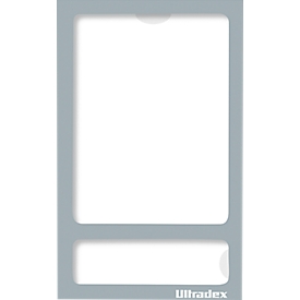 Ultradex Fotorahmen, magnetisch, transparente PET-Folie, für A5, grau, 5 Stück