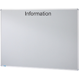 Ultradex Informationstafel "Information", Metall, magnethaftend, Wandmontage, inkl. Montagematerial, B 900 x H 1200 mm, silbergrau RAL 9006