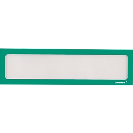 Ultradex insteekhoes, magnetisch, voor opschriften, B 312 x H 60 mm, A3, groen