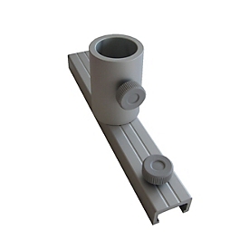 Ultradex Stativadapter, für die Ultradex Lageplantafel, Ø 40 x B 200 mm, Aluminium, silber