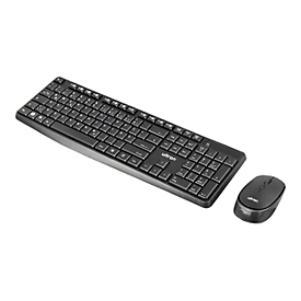 Ultron UMC-300 - Tastatur-und-Maus-Set - kabellos - 2.4 GHz - QWERTZ - Deutsch