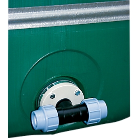 Uni flensverbinding Cemo, T-stuk, voor opslagtanks tot 2000 l en grote opslagtanks tot 3000 l, 1".