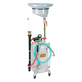 Unidad de extracción de aceite por aire comprimido CEMO, 90 l, ancho 420 x fondo 620 x alto 1380 mm, conexión de aire comprimido ¼