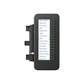 Unify OpenScape - Funktionstasten-Erweiterungsmodul für VoIP-Telefon - Schwarz - für Desk Phone CP410, CP710