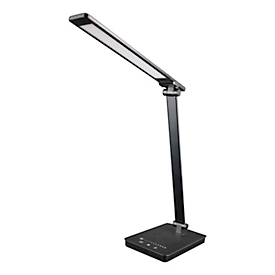 UNILUX LED-bureaulamp NOVY - draaibaar - dimbaar - touchbediening - USB-aansluiting - aluminium/ABS