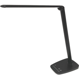 UNILUX TWISTLED Schreibtischleuchte, 2700 - 6000 K, 1558 lm, dimmbar, USB Ladefunktion, faltbar, schwarz