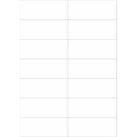 Universal-Etiketten, 105,0 x 42,3 mm, Permanentkleber, 1400 Stück