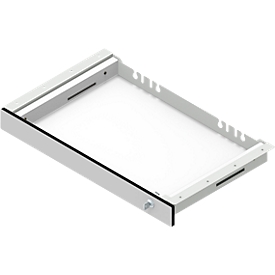 Unterbau-Schublade für elektr. höhenverstellbaren Schreibtisch TOPAS Line, f. Laptop, B 602 mm