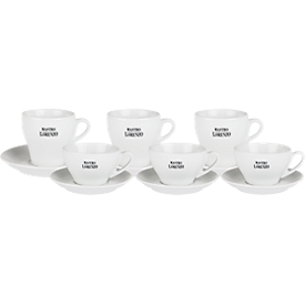Untertassen Mastro Lorenzo, für Kaffee- und Cappuccinotassen, 6 Stück