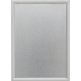 Update Display Brandwerend klikraam, DIN A3, 25 mm profiel, voor wandmontage, B1-gecertificeerde beschermfolie, aluminium, zilver