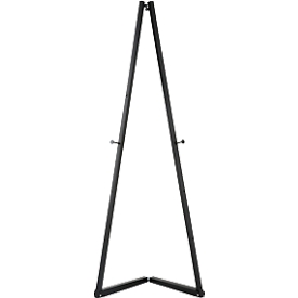 Update Displays Chevalet, réglable en hauteur, aluminium, pieds pliables, L 536 x P 309 x H 1500 mm, noir