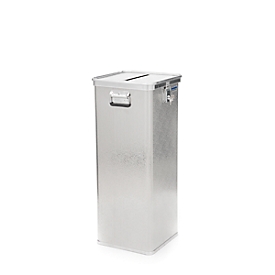 Urne A 1569, pour bulletins de vote de format A4, aluminium, volume 110 L