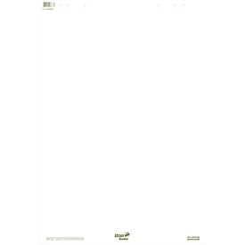 Ursus Green flipoverblok, 5 stuks, blanco