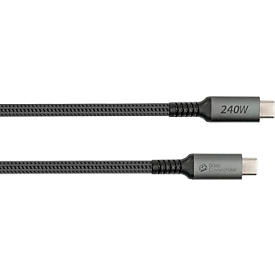 USB 2.0 charging/data cable Good Connections, USB-C to USB-C, power 240 W, up to 480 Mbit/s, length 0.5 m, black