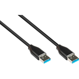 USB 3.2 connection cable Good Connections, USB-A to USB-A, up to 10 Gbit/s, length 0.5 m, black