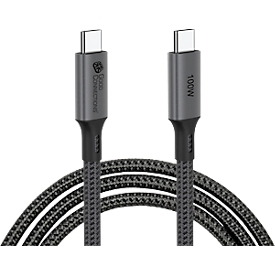 USB 4.0 oplaad-/datakabel Good Connections, USB-C naar USB-C, vermogen 100 W, tot 20 Gbit/s, lengte 1,8 m, zwart