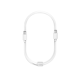 USB-C Netzteil hama, GaN & Power Delivery, Spannung 5-20 V, Leistung bis 65 W, mit Klett-Kabelbinder & 2 m langem USB-C Ladekabel, weiß