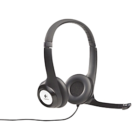 USB Headset Logitech H390, binaural, kabelgebunden, Mikrofon mit Rauschunterdrückung, schwarz