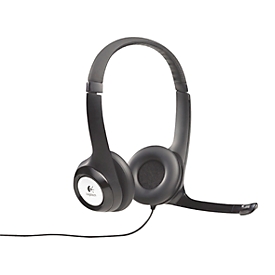 USB-hoofdtelefoon Logitech H390, binaural, bedraad, microfoon met ruisonderdrukking, zwart
