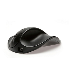 USB muis BakkerElkhuizen HandShoeMouse Wireless, 1500 dpi, 2 knoppen + scrollwiel, USB 2.0, voor rechtshandig gebruik, maat M