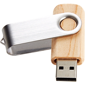 USB-stick C5 esdoorn 3.0, tot 4.8 GB/s, dubbelzijdig, recyclebaar, opslagcapaciteit 64 GB