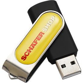 USB-stick Doming 8 GB, zwart