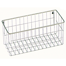 Utensil basket, for cleaning trolley, chrome plated