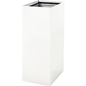 V-Part Système modulaire de tri des déchets, 60 litres, acier peint époxy, L 263 x P 335 x H 700 mm, blanc