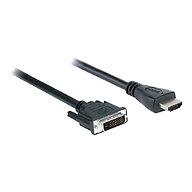 V7 - Adapterkabel - HDMI männlich zu DVI-D männlich - 2 m - Schwarz