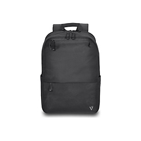 V7 CBP16-ECO2 - Notebook-Rucksack - umweltfreundlich - 39.6 cm (15.6") - Schwarz