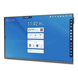V7 IFP7502-V7PRO - 190 cm (75") Diagonalklasse LCD-Display mit LED-Hintergrundbeleuchtung - interaktiv - mit Touchscreen (Multi-Touch) - 4K UHD (2160p) 3840 x 2160 - direkt beleuchtete LED