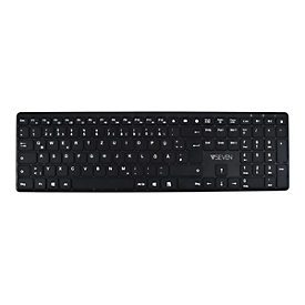 V7 KW550DEBT - Tastatur - Bluetooth, 2.4 GHz - QWERTZ - Deutsch - Tastenschalter: Scissor-Key