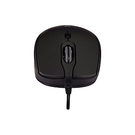 V7 MU350 - Maus - Pro Silent - optisch - 4 Tasten - kabelgebunden