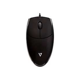 V7 MV3000 - Maus - optisch - 3 Tasten - kabelgebunden - USB