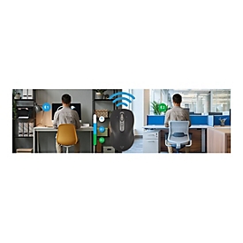 V7 MW600BT - Maus - optisch - 7 Tasten - kabellos - Bluetooth, 2.4 GHz